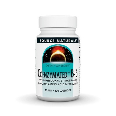 Coenzymated B-6 Sublingual 25mg by Source Naturals, Inc.  -  120 Lozenge