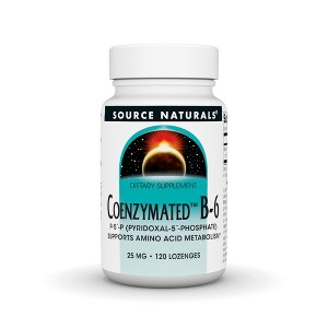 Coenzymated B-6 Sublingual 25mg by Source Naturals, Inc.  -  120 Lozenge - 1 of 3