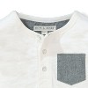 Hope & Henry Boys' Henley Pocket Tee with Rolled Sleeves, Kids - image 2 of 4