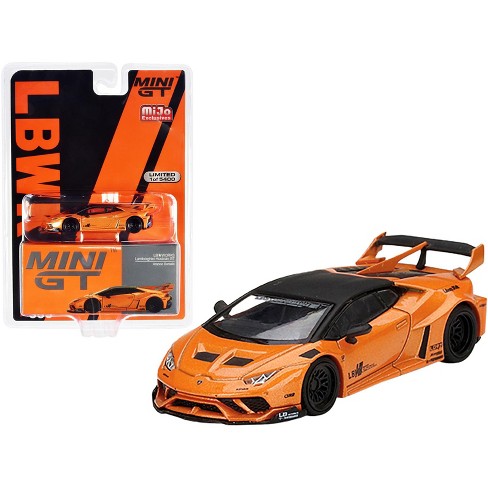 Lamborghini Huracan Gt Lb Works Arancio Borealis Orange Met. W/gray Met.  Top 1/64 Diecast Model Car By True Scale Miniatures : Target