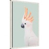16"x23" Cockatoo by Kathrin Pienaar Framed Canvas Wall Art Print White - Amanti Art: Modern Style, Animal Lithograph, Polystyrene Frame - 2 of 4