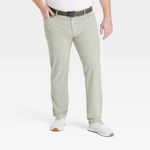 Men's Big & Tall Golf Slim Pants - All In Motion™ Light Green 42x32