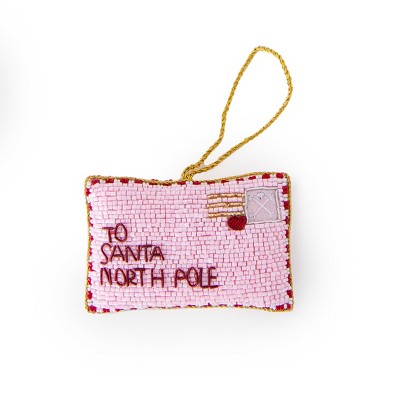 Daydream Society - Letter to Santa Ornament - Pack of 1 Fabric Ornament