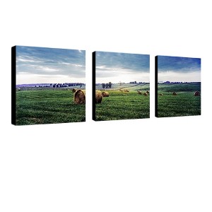 Trademark Fine Art -Preston, 'Kentucky Sunrise I' 3-piece Art Set - 1 of 1