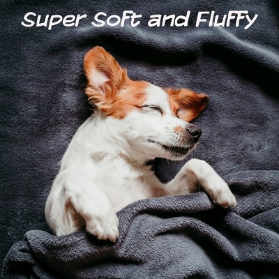 Large Cream Waterproof Reversible Fleece Pet Blanket