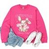 Simply Sage Market Women's Graphic Sweatshirt Coquette Cottontail Bunny Club - 3 of 4