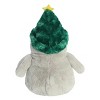 Aurora 12" Penguin Pompom Plush with Festive Hat / Gray - 4 of 4