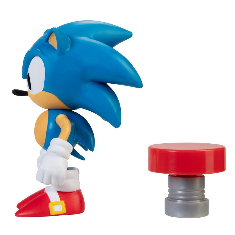 Sonic the Hedgehog 4&#34; Figure Classic Sonic with Spring Wave 4, 5 of 10