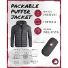 Canada Weather Gear Mens' Puffer Jacket - Lightweight Packable Bubble Coat, Water Resistant Outerwear Jackets for Men - 3 of 4
