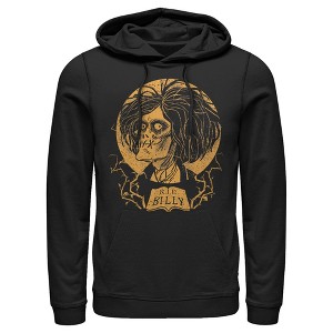 Men's Disney Hocus Pocus Billy Zombie Portrait Pull Over Hoodie - 1 of 3