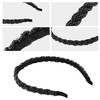Unique Bargains Women's Beaded Hair Hoop Headband Accessories Hairband 0.43 Inch Wide 1 Pc - 3 of 4