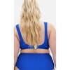 Women's Plus Size Valencia Underwire Bikini Top - cobalt blue | CITY CHIC - 3 of 4