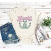 Simply Sage Market Women's Lucky Horseshoes Short Sleeve Garment Dyed Tee - 3 of 4