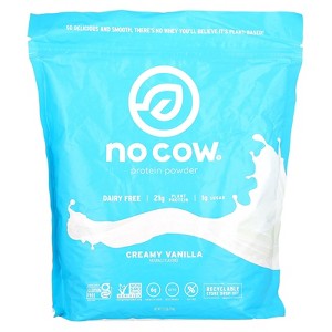 No Cow Protein Powder, Creamy Vanilla, 1.7 lbs (774 g) - 1 of 2