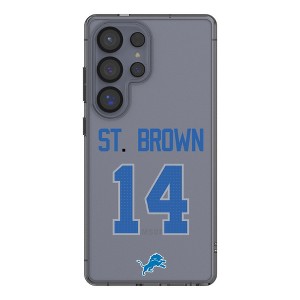 NFL Detroit Lions Players Game Tactic Clear Cell Phone Case for Samsung Galaxy - 1 of 4