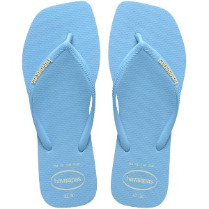 Havaianas Women's Slim Square Logo Pop Up Flip Flops - 1 of 2