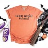 Simply Sage Market Women's Good Witch Bad Attitude Short Sleeve Garment Dyed Tee - 2 of 2
