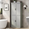 Freestanding Kitchen Pantry Storage Cabinet,70" Cupboard, Tall Storage Cabinet with Doors - 4 of 4