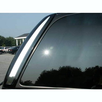 QAA is Compatible with 2002-2006 Cadillac Escalade 2 Piece Stainless Rear Window Trim RW42255