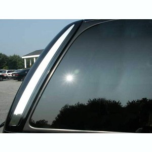 QAA is Compatible with 2002-2006 Cadillac Escalade 2 Piece Stainless Rear Window Trim RW42255 - 1 of 4