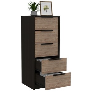 CAVINAS Vertical Dresser for Bedroom,Dressers & Chest of Drawers with 5 Drawer for Living Room,Entryway,Hallway - 1 of 4