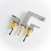 PAGED Bathroom Faucets for Sink 3 Hole, 8 Inch Widespread Bathroom Sink Faucet Bathroom Vanity Faucet with Hose - 2 of 4