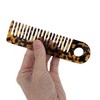 Unique Bargains Anti-Static Hair Comb Black Brown 1 Pc - 3 of 4