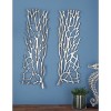 Set of 2 Aluminum Coral Inspired Wall Decors - Olivia & May - 2 of 4