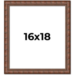 PosterPalooza | 16x18 Modern Bamboo Picture Frame, UV Acrylic, 5 Finishes - 1 of 4
