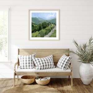 Amanti Art Tree Lined Path I by Victoria Barnes Framed Wall Art Print - 1 of 4