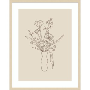 Amanti Art Floral Study 1 by Kate Aurelia Holloway Wood Framed Wall Art Print - 1 of 4
