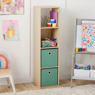 4 Cube Vertical Storage Organizer multiple colors