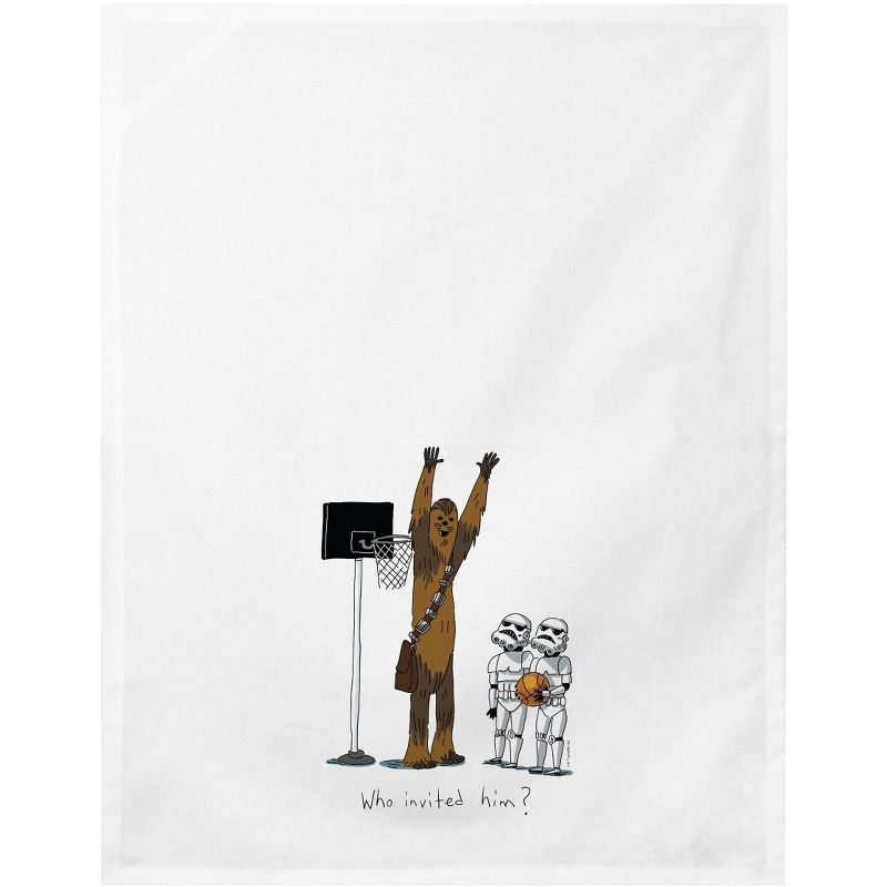 Star Wars Chewbacca and Stormtrooper Play Basketball Dish Towels, 1 of 2
