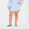 Women's High-Rise Scalloped Micro Sweater Shorts - Wild Fable™ - 2 of 3
