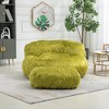 NicBex Bean Bag Chair for Adults Sofa Chair with Ottoman Floor Sofa with Handle for Reading Room, Living Room, Olive - 2 of 4
