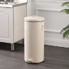 happimess Theo Retro 8-Gallon Step Trash Can with Soft-Close Lid and FREE Mini Trash Can - 2 of 4