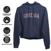 Gonzaga University Distressed School Name Cropped Hoodie Pullover Sweatshirt - 2 of 4