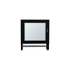 FURNIinspire Bathroom Storage Cabinets Mirror Medicine Cabinet, Small Wall Bathroom Cabinet With Towel Rack, 2 Shelves, Black, 5.4"*17.7"*19.7" - 4 of 4