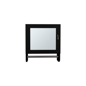 GlasFlength Decorative Wall Mirrors Wall Art Bathroom Decor Cabinet Vanity Medicine Cabinet Mirrors for Bathroom Wall, Black, 5.7"*17.7"*19.7" - 1 of 4