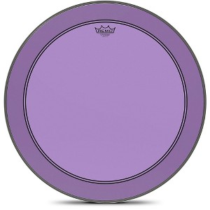 Remo Powerstroke P3 Colortone Purple Bass Drum Head - 1 of 3