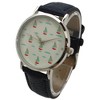 Olivia Pratt Faux Red Leather Sailing Boats Dial Women Watch - 2 of 4
