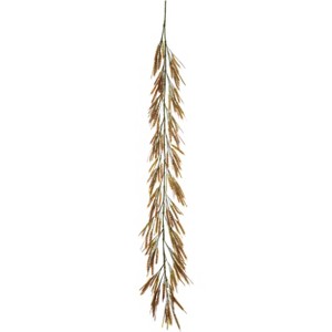 Transpac Artificial 60 in. Yellow Harvest Wheat Garland - 1 of 2