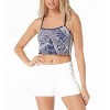 Beach House Sport Plateau Racerback Palm Print Crop Top - 3 of 3