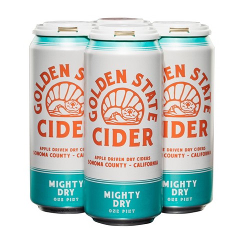 Golden State Mighty Dry Hard Cider 4pk 16 Fl Oz Cans Target