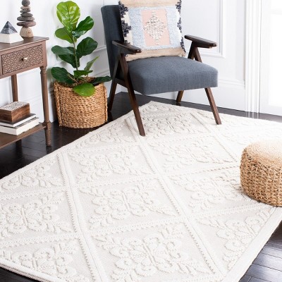 Vermont VRM306 Hand Woven Indoor Area Rug - Ivory - 8'x10' - Safavieh.