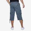 X RAY Men's Belted 18" Inseam Below Knee Long Cargo Solid Shorts - 2 of 4