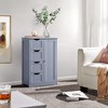 Vtec Trading Grey Wooden Bathroom Floor Cabinet - 2 of 3