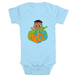 Infant's CoComelon Dinosaur Eggs Cody Bodysuit - 1 of 3