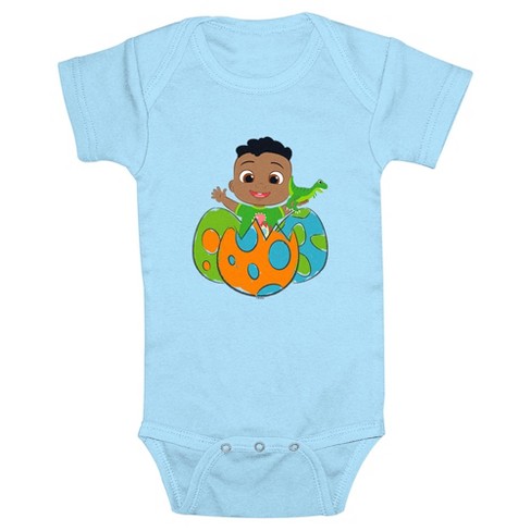 Infant's CoComelon Dinosaur Eggs Cody Bodysuit - image 1 of 3