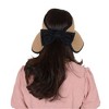 Anna-Kaci Womens Roll Up Straw Sun Visor Wide Brim Bow Detail Adjustable UV Protection Packable Summer Hat - 4 of 4